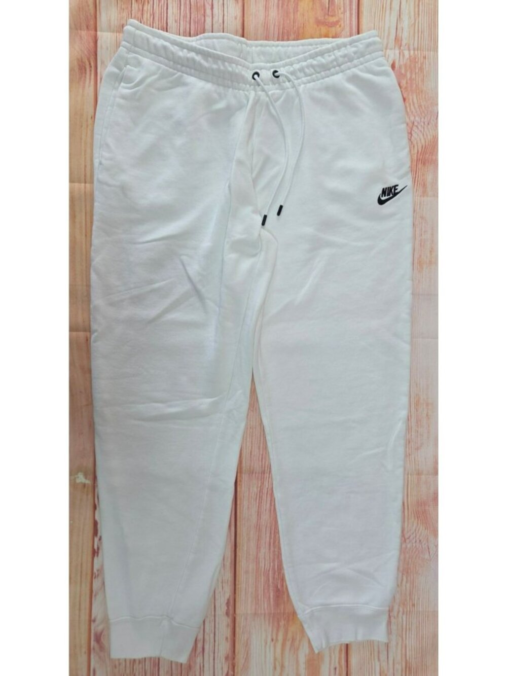 Nike Mens White Jogger Sweatpants Large